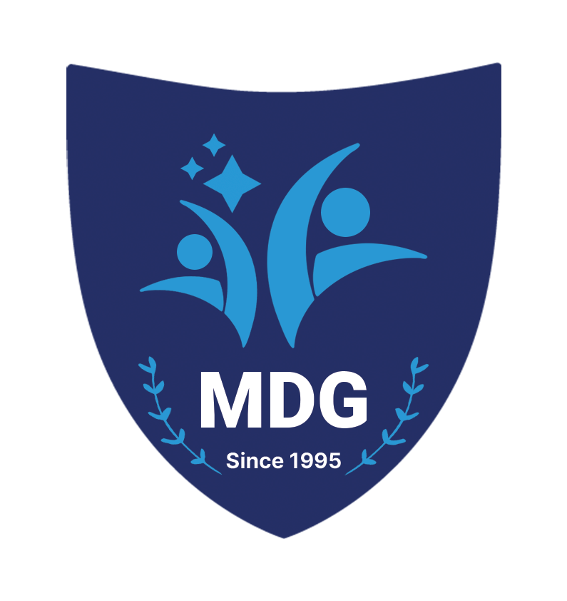 Maya Devi Goel Public School crest